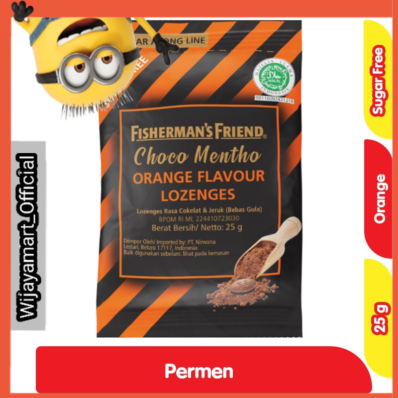 

Fisherman's FriendS Choco Mentho Permen Jeruk Bebas Gula 25 g