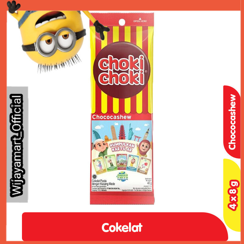 

Choki Choki Pasta Cokelat Chococashew 4 x 8 g