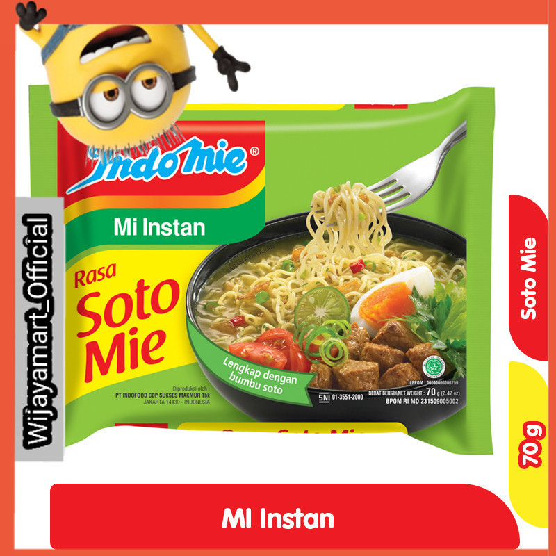 

Indomie Mi Instan Soto Mie 70 g