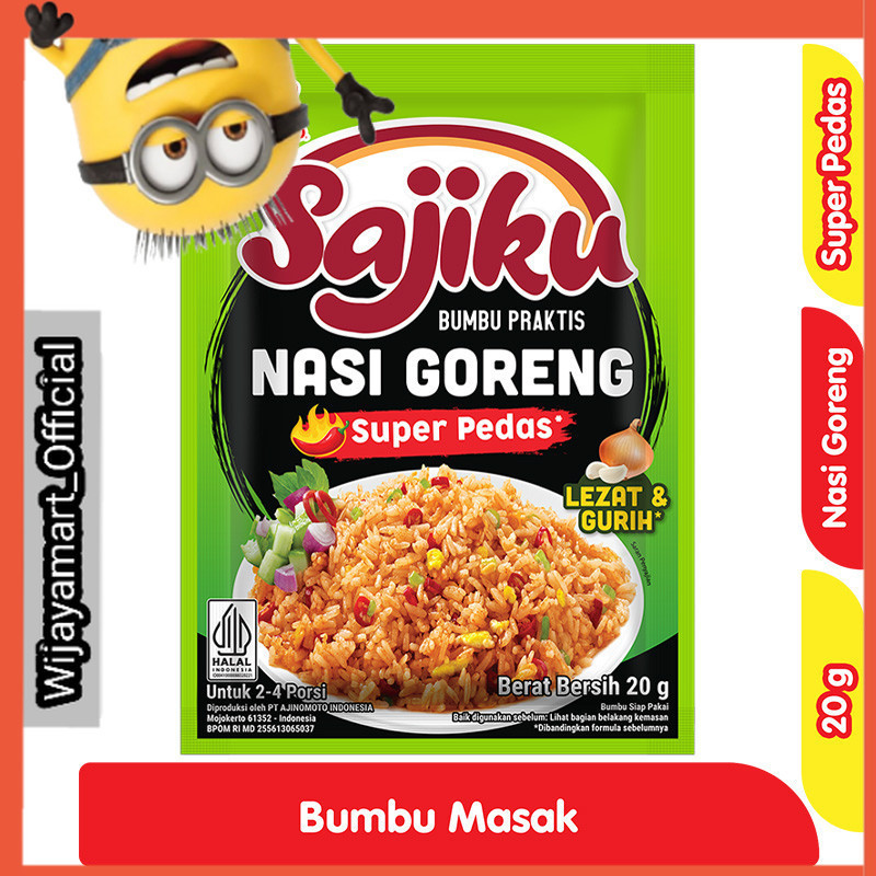 

Sajiku Bumbu Instan Nasi Goreng Pedas 20 g