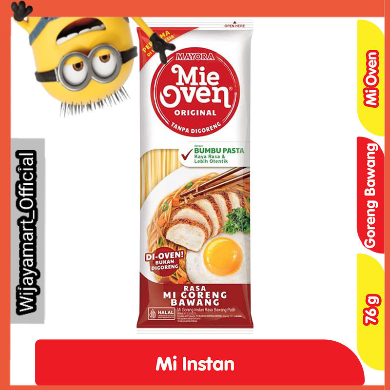 

Mie Oven Mi Instan Goreng Bawang Putih 76 g