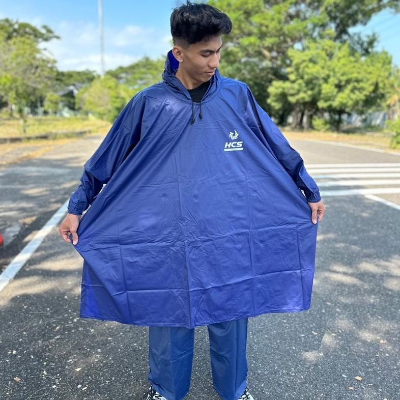 Terlaris Hot Jas Hujan Raincoat Ponco Pria Wanita Anti Rembes By Hcs Fsd-34