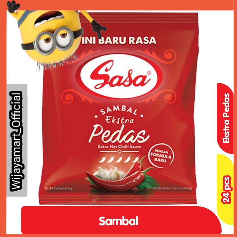 

Sasa Saus Sambal Ekstra Pedas Sachet 24 pcs