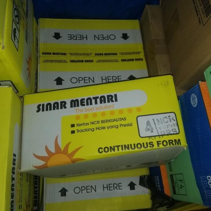 

TERLARIS - continuous form 9.5 x 11, 4 ply PRS sinar mentari