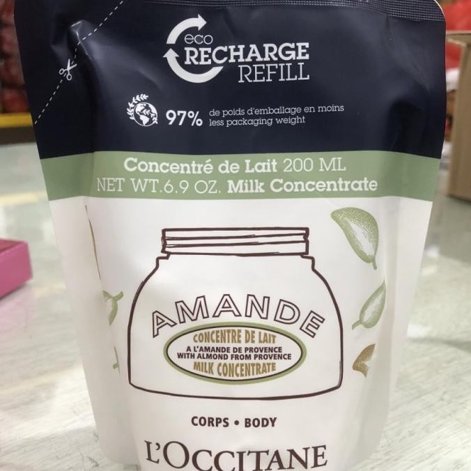 

TERBARU - loccitane almond milk concentrate refill 200ml