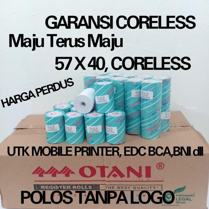 

TERLARIS - Otani Kertas Thermal Struk 57x40, Harga Perdus