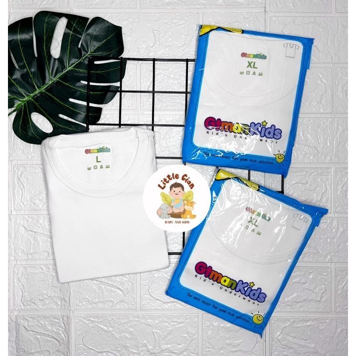 OBLONG GT MAN ANAK/KAOS OBLONG PUTIH POLOS/GTMAN KIDS