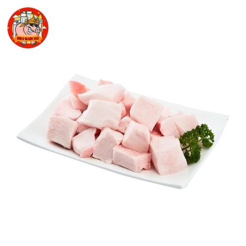 

Lemak Babi Bali Potong Dadu Premium Pork Fat Cut Cube Saikoro
