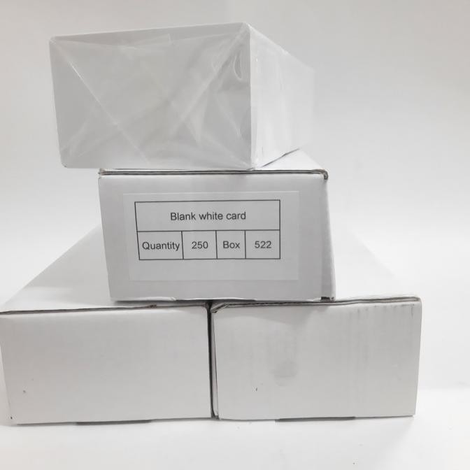 

TERMURAH - Kartu Pvc Putih Polos / Blank White Id card (BOX)