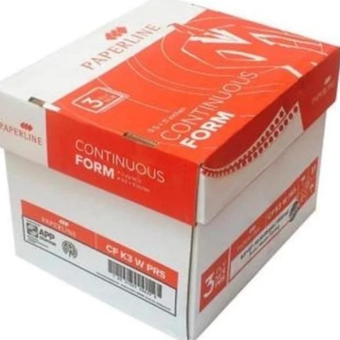 

TERMURAH - kertas continuous form 3 ply paperline 9,5 x 11