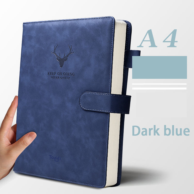 

Buku Catatan Harian Notebook Cover Kulit Magnetic Buckle A4 - TL4 - Dark Blue | Buku Tulis | Nusantara Mall Indonesia