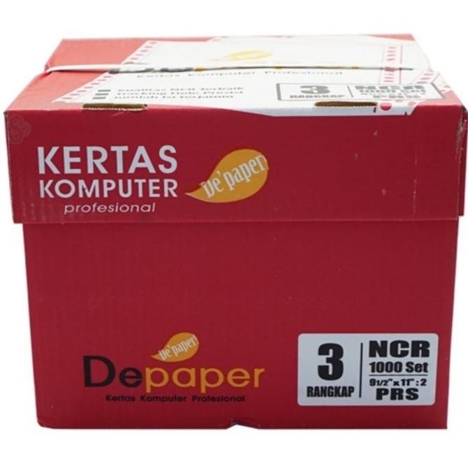 

TERLARIS - continuous form 9.5X11, 3 ply PRS warna DEPAPER / Depaper k3 prs