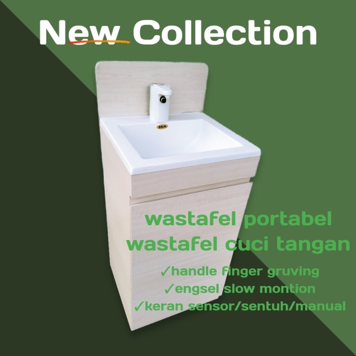 WASTAFEL PORTABEL/WASTAFEL CUCI TANGAN/WASTAFEL FINISH HPL