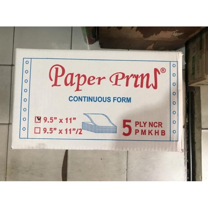 

TERMURAH - paper print continuous form 9.5 x 11 5 ply kertas continuous