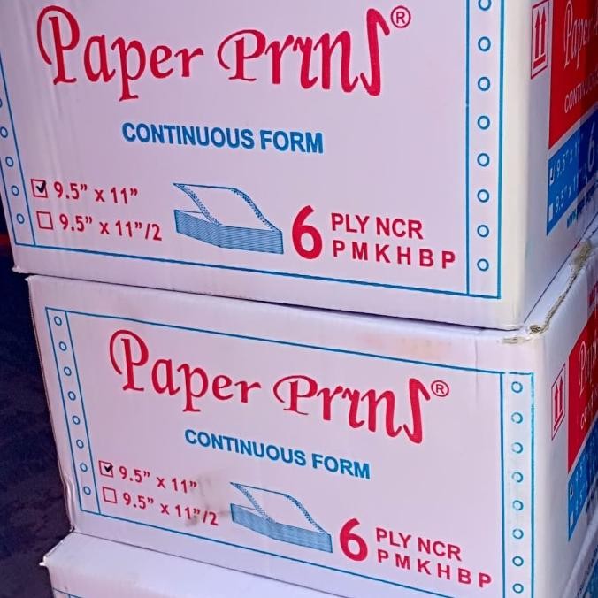 

Kertas Continous Form 6 ply bagi 2