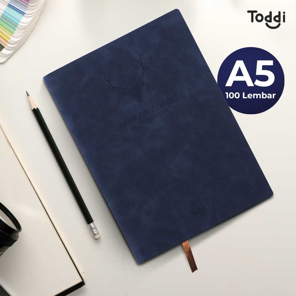 

Toddi Buku Jurnal Leather Notebook Diary 68GSM 200 Halaman Grid - CW-5026