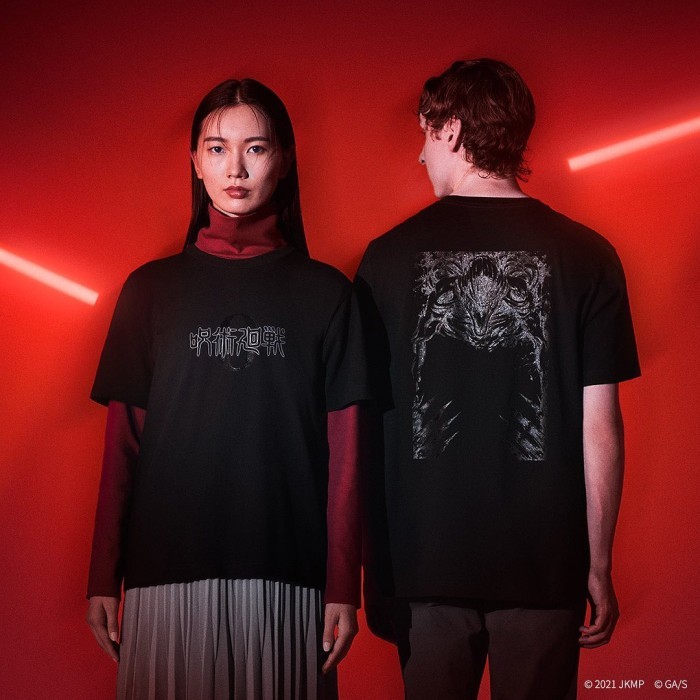 Kaos Uniqlo X Jujutsu Kaisen T-Shirt Ut Manga Original Barangbaru