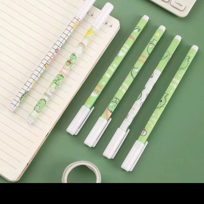 

Terbaru pulpen motif dinosaurus pulpen pelajar pulpen kantor 100% ori