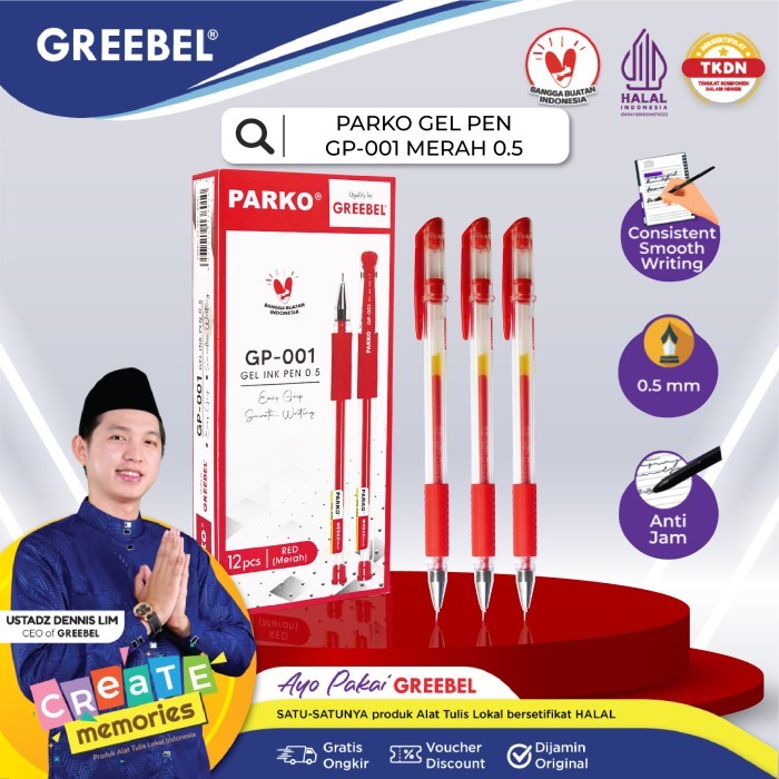 

Terbaru BESTSELLER PARKO GEL PEN GP-001 0.5/Pen/Pulpen/Bolpoint Utk Atk Kantor 100% ori