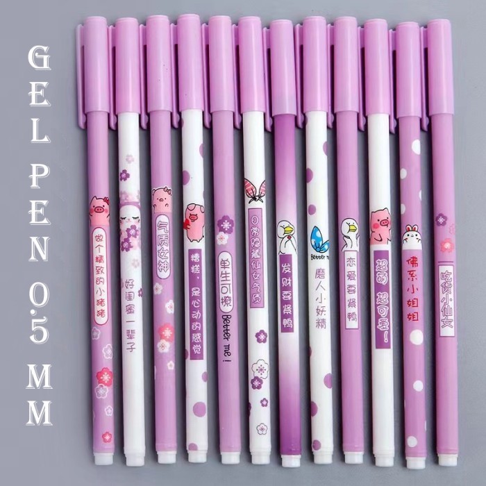 

Terbaru Sini! (1pcs) Pulpen Gel Motif Girl Heart Pink Pulpen Korea Sekolah & Kantor 100% ori