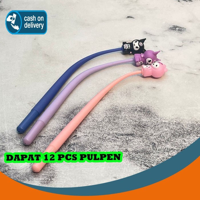 

Terbaru 12 PCS (SELUSIN) PULPEN GEL GOYANG SANRIO DEVIL PGK-1519 PEN PENA BOLPEN BOLPOIN LUCU ANAK