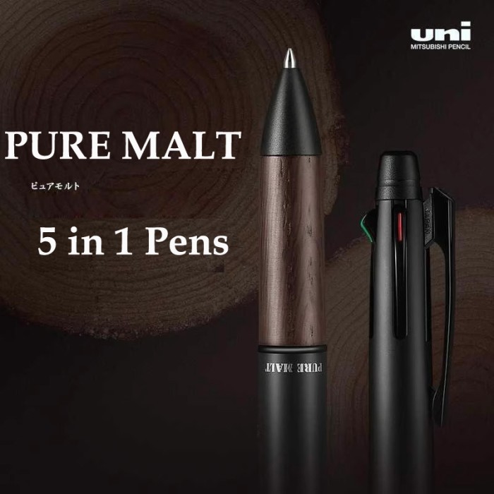 

Terbaru Uni Multi-function Ballpoint Pen 0.5mm Mechanical Pencil Jetstream Premium Signature Pen For