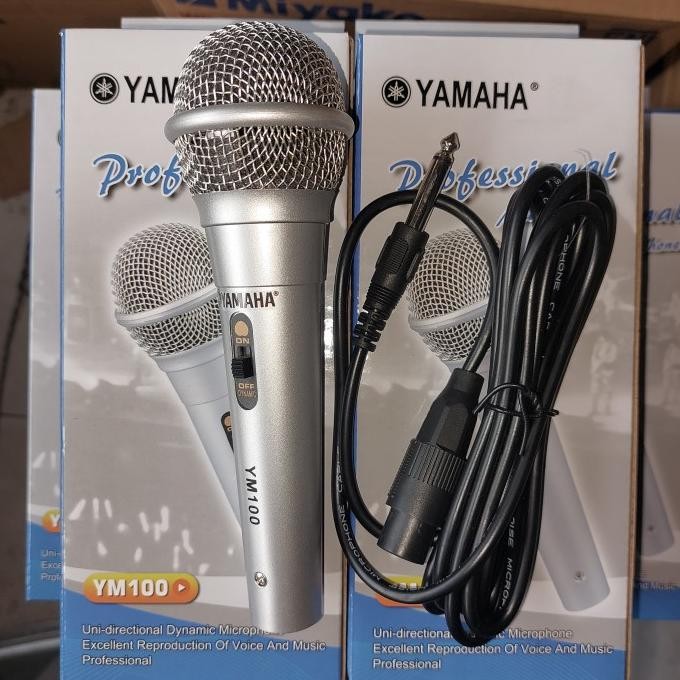 Terbaru Mic Kabel Murah Berkualitas Yamaha Ym-100 Best 2024