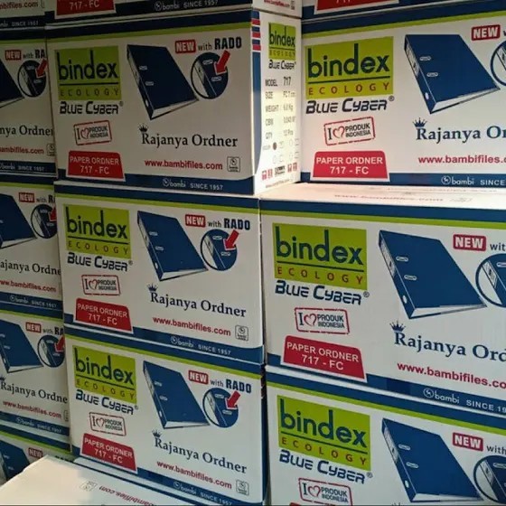 

Ordner Bindex 717 Folio (1 Karton/Dus = 12 Pcs) Terbaik