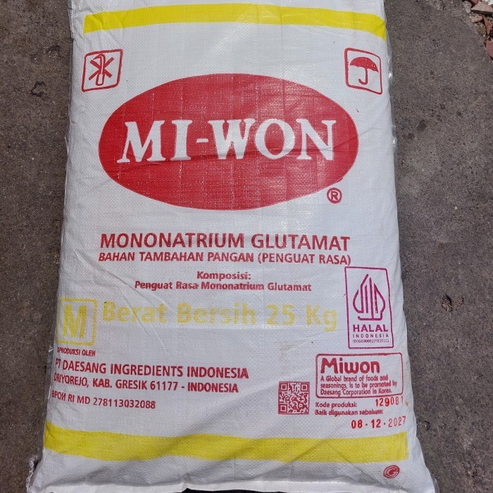 

Miwon Mecin penyedap makanan 25kg bulk ( khusus gojek dan grab )