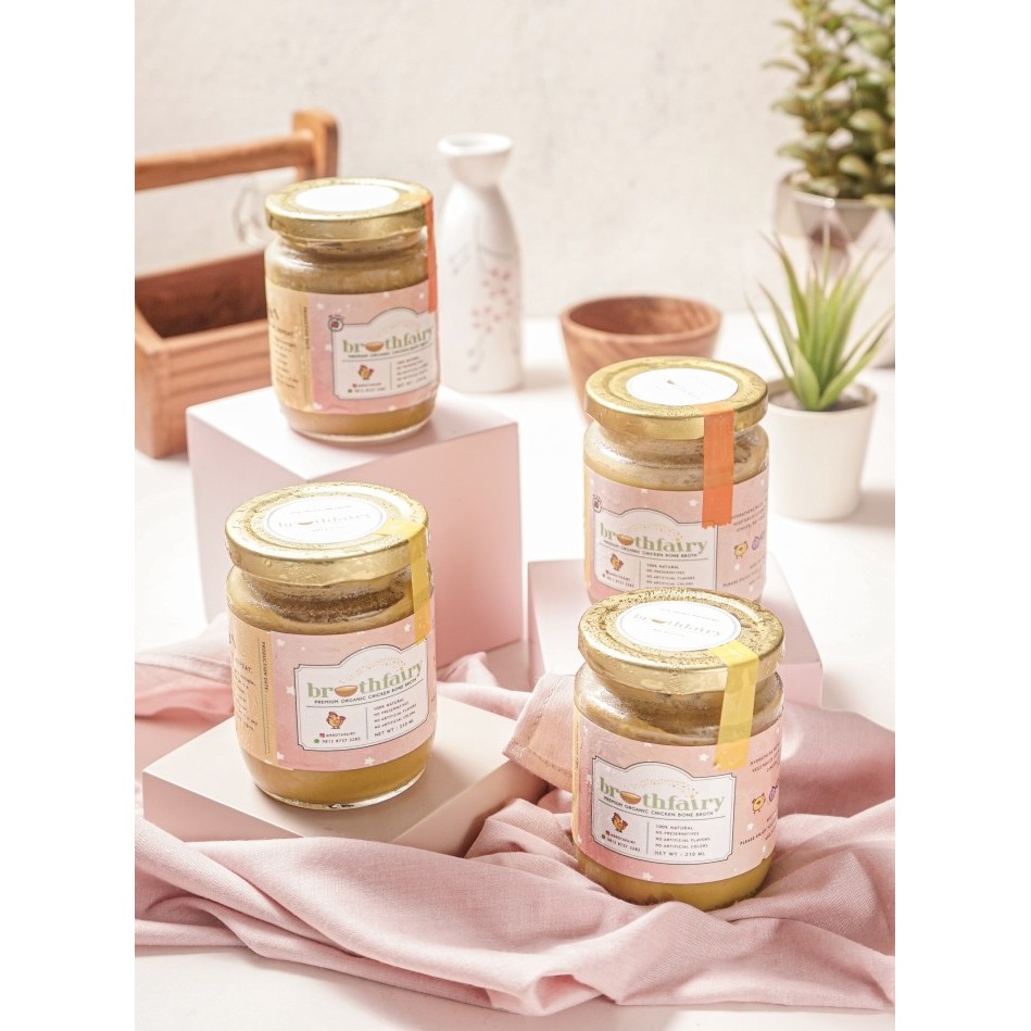 

Box isi 15 Brothfairy Premium Chicken Bone Broth Kaldu Ayam Organik