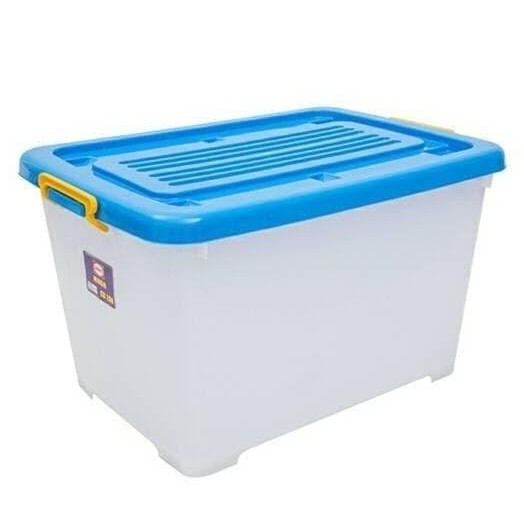 

TERMURAH - Shinpo 143 CB 70 Container Real Box Plastik 70 Liter Dengan Roda