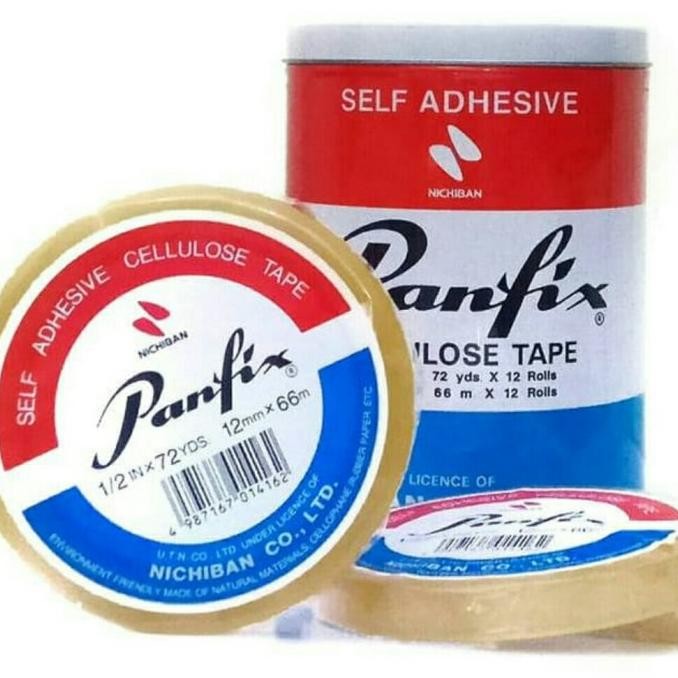 

paket 1kaleng isi12 isolasi Panfix 1/2"x72 yard