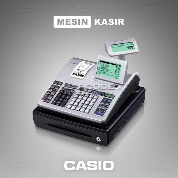 Cash Register Casio Se-S400 - Mesin Kasir Casio Se-S400 Promo
