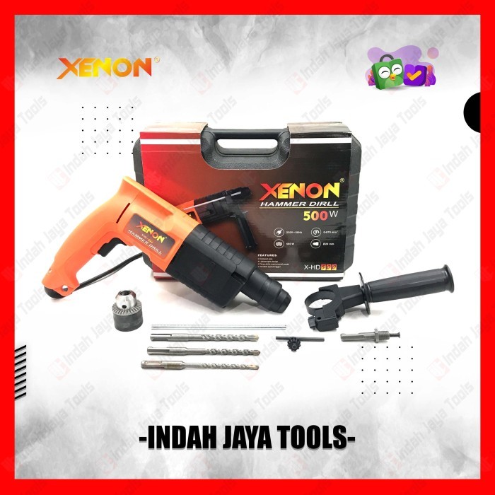 Xenon Hd500 Rotary Hammer Drill - Sds Bobok Besi Beton Tembok Hd 500 Terlaris