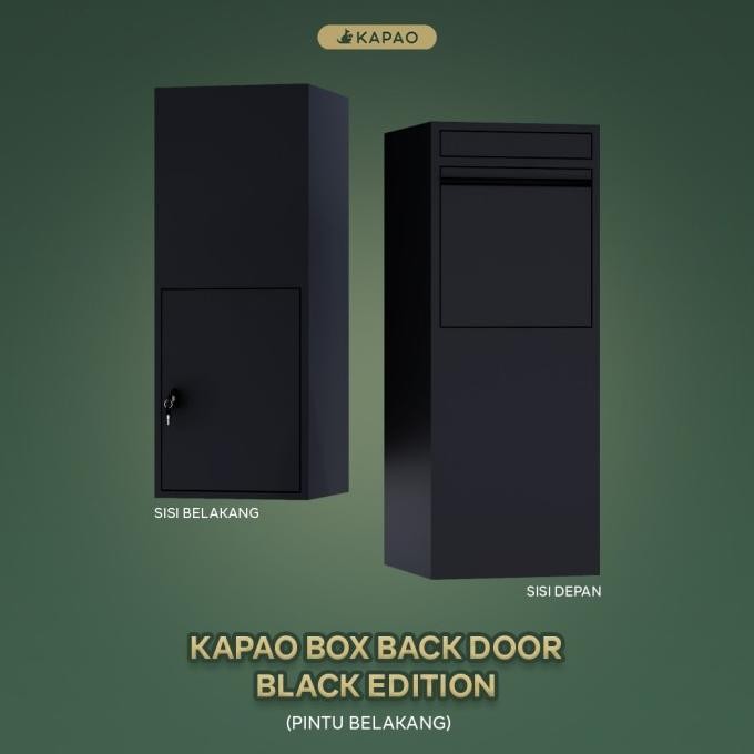 

TERBARU - (LIMITED) Kotak Paket Rumah Ukuran Large Bukaan Belakang Hitam