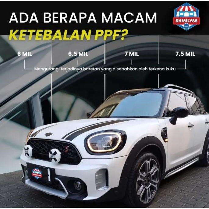 PPF Mobil dan Motor PPF 75 , 85 Mill / PPF Tebal