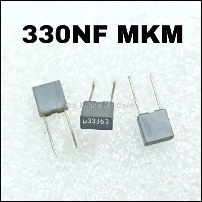 Terbaru Kapasitor 330NF MKM 334 Capacitor 330N 0,33uF Non Polar putr4n Diminati Banget