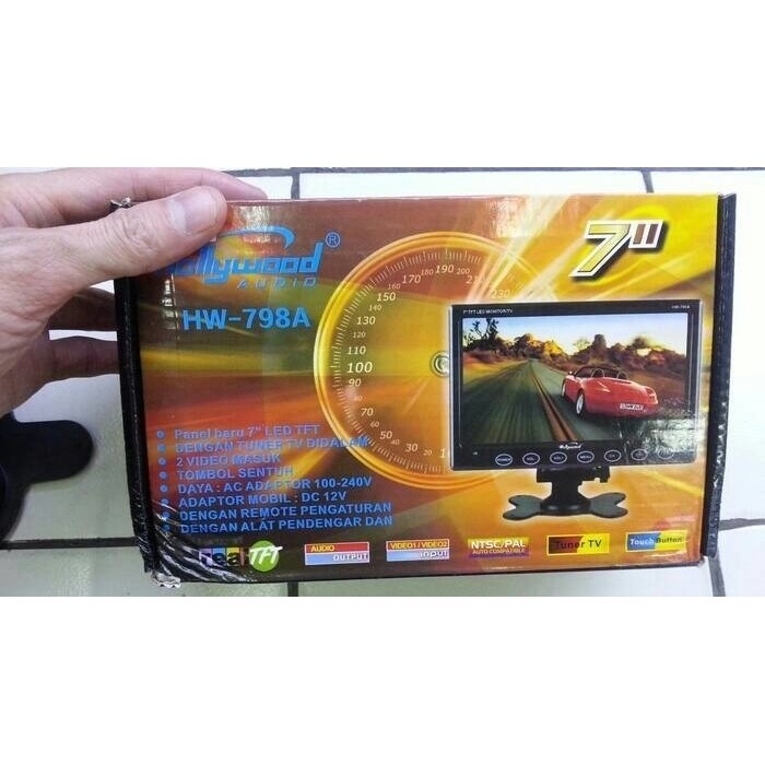 LCD TV HOLLYWOOD HW-798A 7"INCH TFD LED