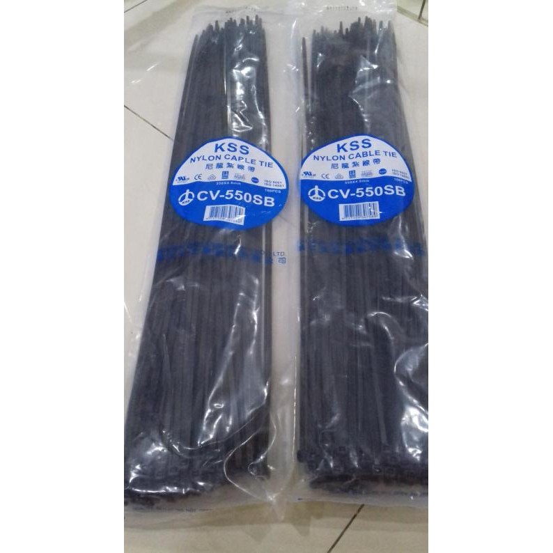 

TERMURAH - Kabel Ties KSS CV-550SB Nylon Cable Tie