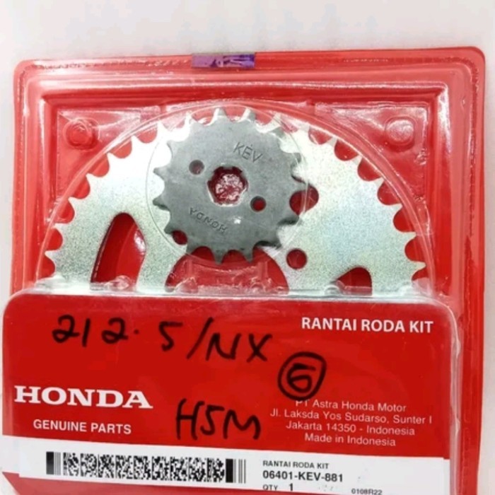 

Gear Set Rantai Roda Set Honda Supra X Lama Grand 06401-Kev-881 Termurah Langka