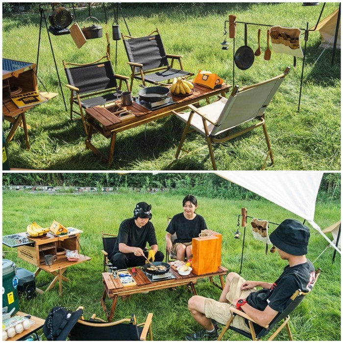 FLASHSALE CAST IRON FRYING PAN NATUREHIKE NH20CJ018 WAJAN CAMPING ANTI LENGKET