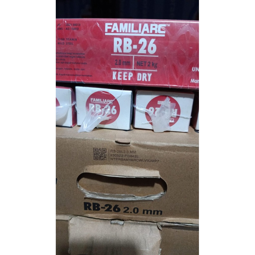 KAWAT LAS KOBELCO RB26 2.0MM (1 KG)/ RB 26 2.0 MM