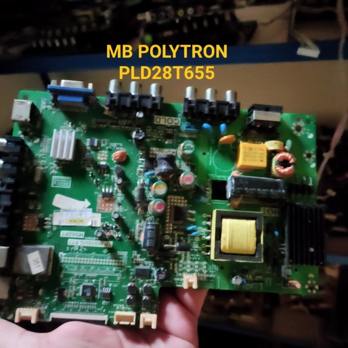 MB - MAINBOARD - MOTHERBOARD - MESIN TV POLYTRON PLD 28T655 PLD28T655