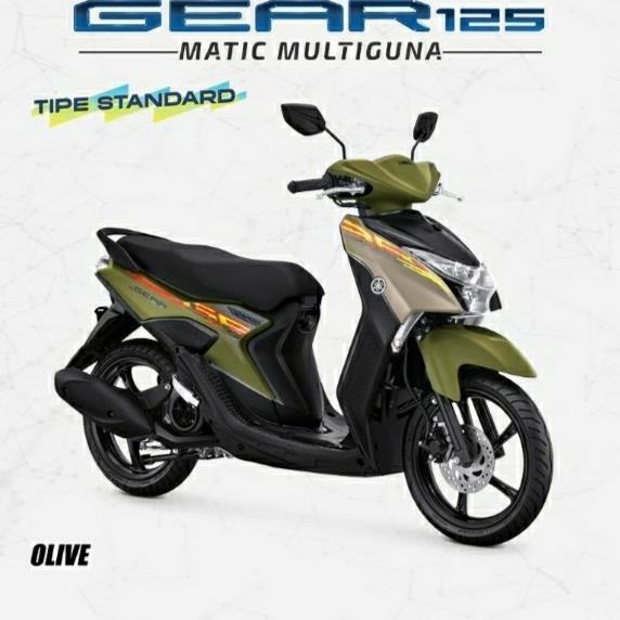 KREDIT YAMAHA GEAR 125 STANDARD OLIVE