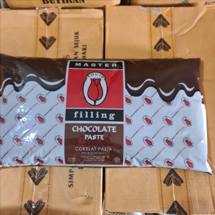 

Tulip Chocolate Master Filling 5Kg - Selai Coklat Pasta 5 Kg Terbaru