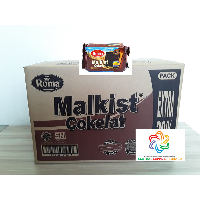 

Roma Malkist Cokelat Pack [120Gram /30 Pack /1 Karton ] New