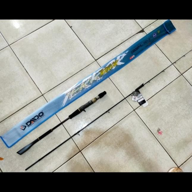Joran Pancing Jigging Daido Trisula Terror 602 180 Solid Carbon Oh Bc