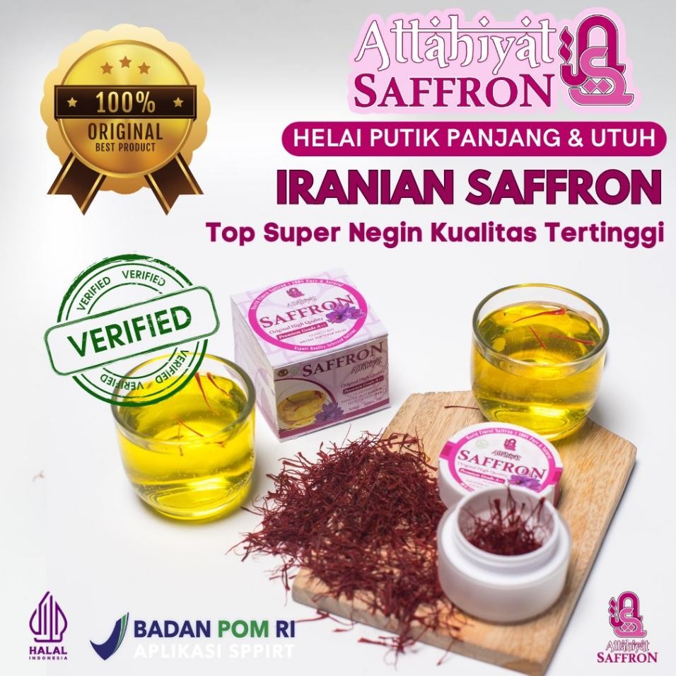 

Saffron Iranian Negin Kualitas Tertinggi Bergaransi