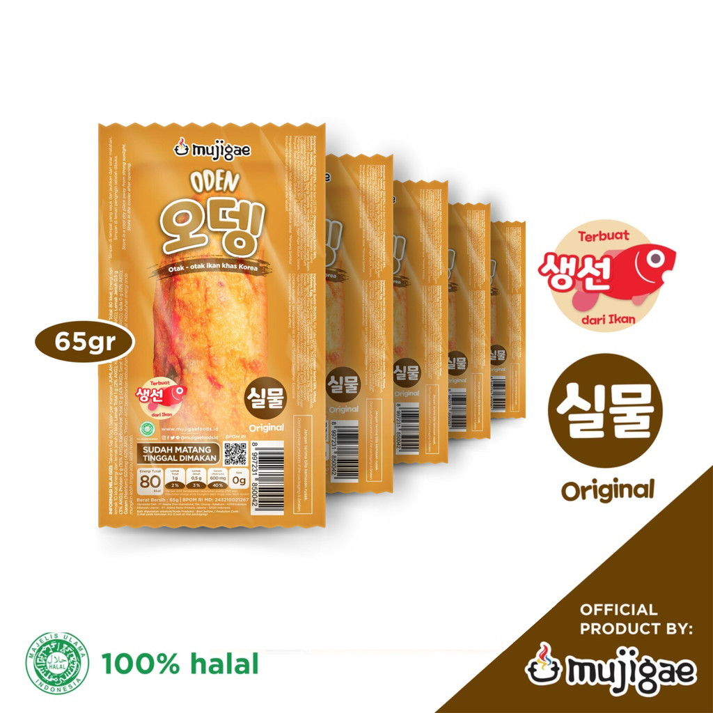

Mujigae Oden 65gr x 5 pcs
