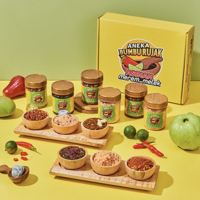 

Aneka Bumbu Rujak ( Lengkap Isi 6 Toples ) Terlaris